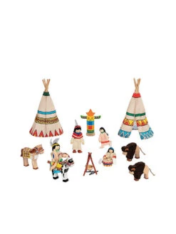 GOKI, Biegepuppen Indianerlager