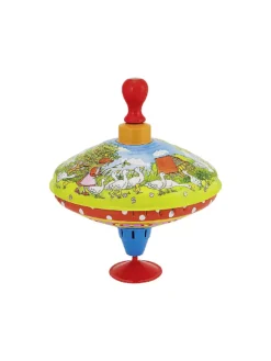 GOKI, Brummkreisel Mit Holzgriff Gänseliesel