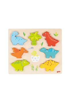 GOKI, Einlegepuzzle Dinosaurier
