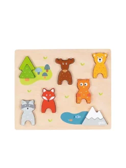 GOKI, Einlegepuzzle Wilde Tiere