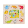 GOKI, Einlegepuzzle Zootiere