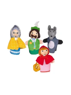 GOKI, Fingerpuppenset Rotkäppchen