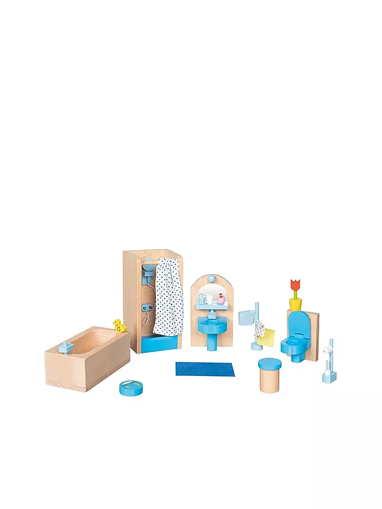 GOKI, Puppenmöbel Badezimmer 4 GOKI, Puppenmöbel Badezimmer – Bild 2