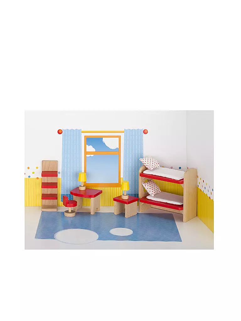 GOKI, Puppenmöbel Kinderzimmer Goki Basic 3 GOKI, Puppenmöbel Kinderzimmer Goki Basic