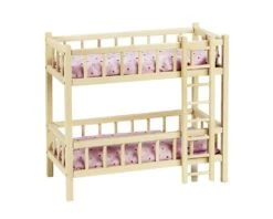 Goki RA206 Puppen-Etagenbett Mit Leiter