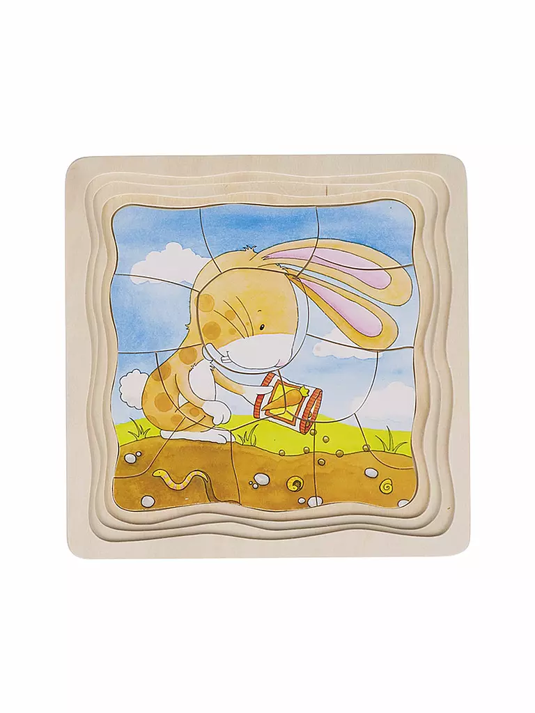 GOKI, Schichtenpuzzle Gemüsebeet 3 GOKI, Schichtenpuzzle Gemüsebeet