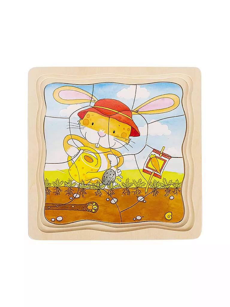 GOKI, Schichtenpuzzle Gemüsebeet 4 GOKI, Schichtenpuzzle Gemüsebeet – Bild 2