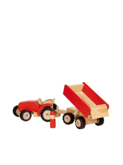 GOKI, Traktor Mit Anhänger