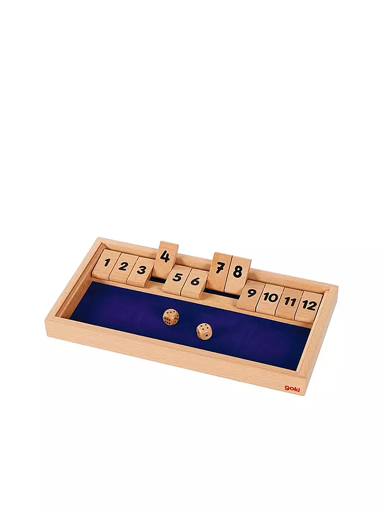 GOKI, Würfelspiel Shut The Box 3 GOKI, Würfelspiel Shut The Box
