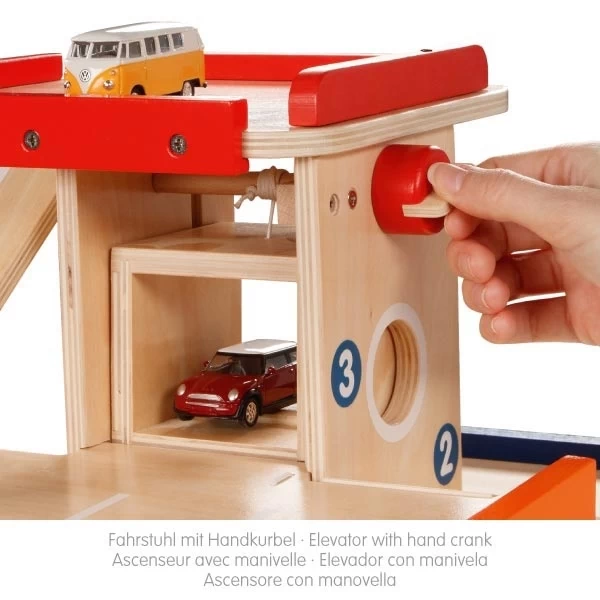 Parkhaus Aus Holz (goki 53821) 4 Parkhaus Aus Holz (goki 53821) – Bild 2